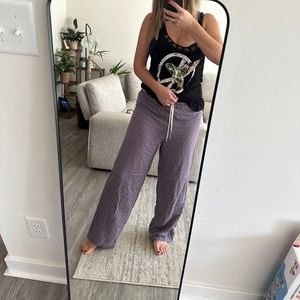 Victoria’s Secret Pajama Pants Violet Dots Super Cotton Comfy Size S
